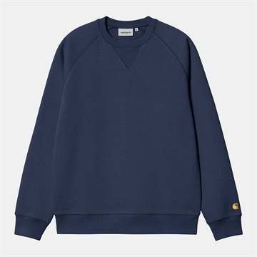 Carhartt WIP Sweatshirt Chase Blue / Gold